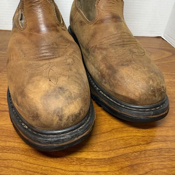 Laredo Western Cowboy Waterproof Boots Men SZ 10 Cheyenne 68112 Leather Hammer main image 4